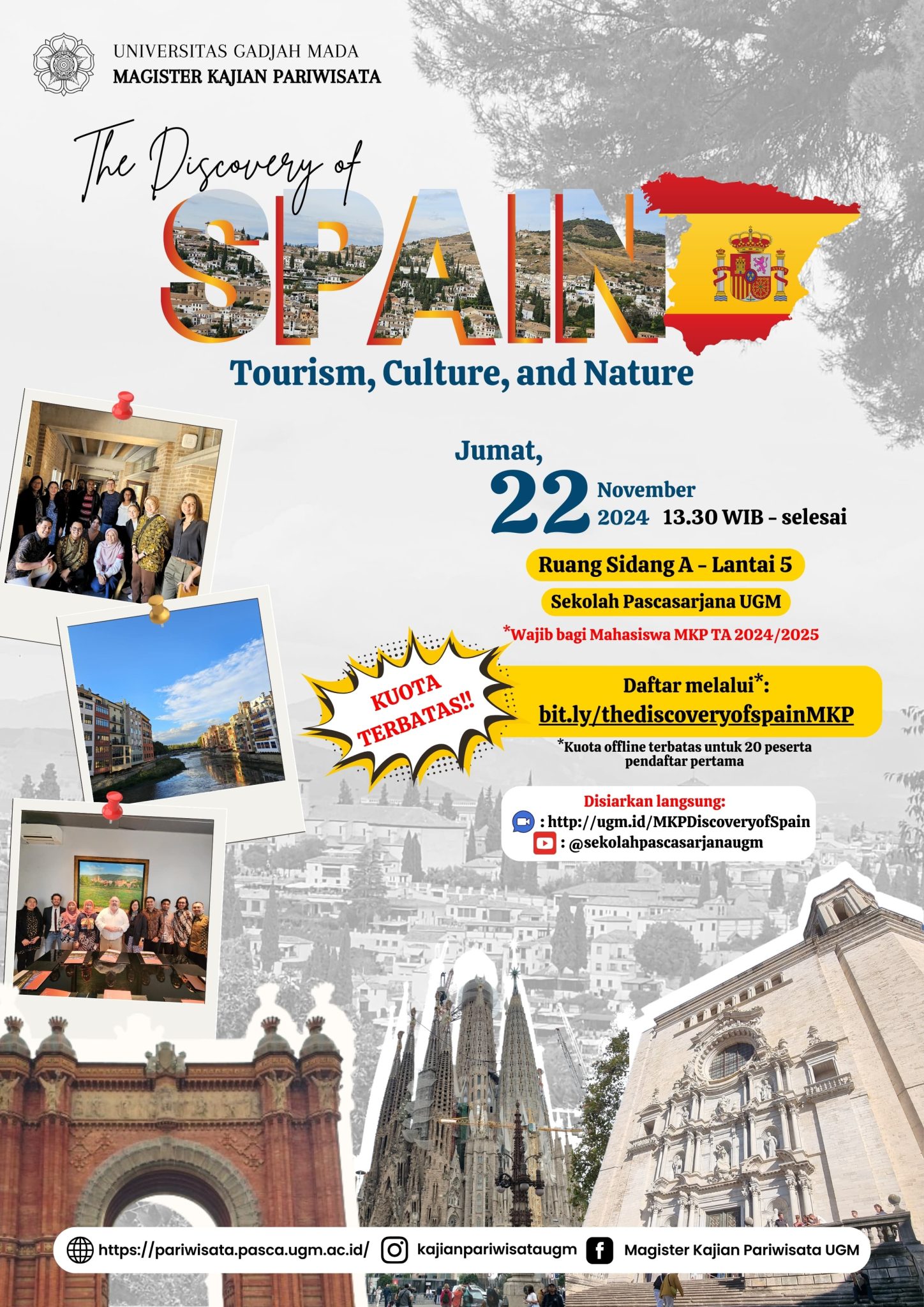 The Discovery of Spain Tourism,Culture, and Nature Program Studi